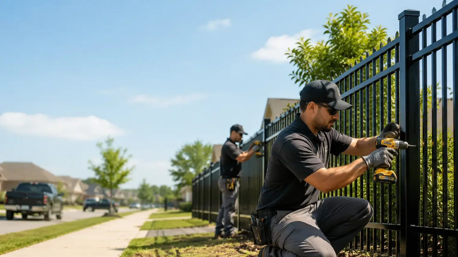 Metal Fence Installation in Garwood, TX